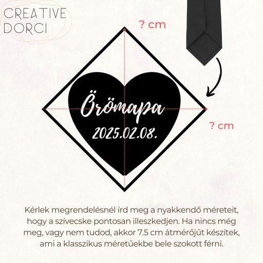 Örömapa felirat hímzés mérési útmutató - CreativeDorci