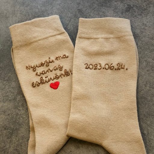 Ajándék zokni Vőlegénynek - CreativeDorci