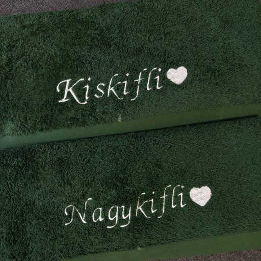 Romantikus törölköző hímzés Valentin-napra - CreativeDorci