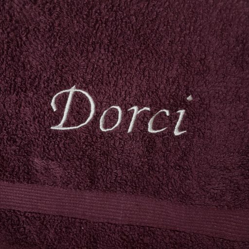 Egyedi felirat hímzés törülközőre - CreativeDorci