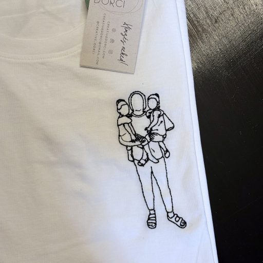 Hímzett ajándék póló apák napjára - CreativeDorci